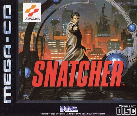 Snatcher (1988) MSX box cover art - MobyGames