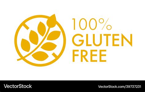 Gluten free label Royalty Free Vector Image - VectorStock