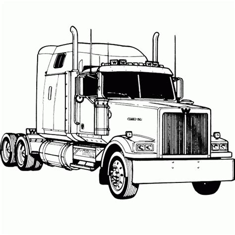 clipart 18 wheeler truck - Clip Art Library