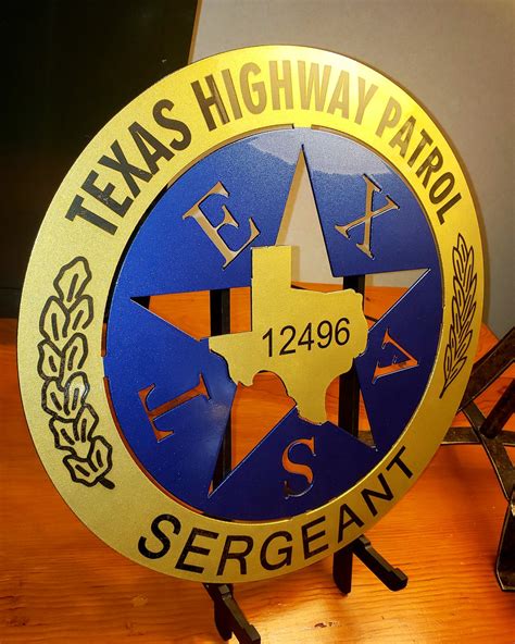 Texas DPS State Trooper Badge, Shoulder Patch, or Tumbler | Kluge ...