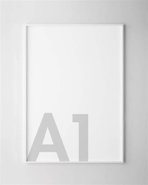 A1 White Poster Frame - Chelsea Chelsea