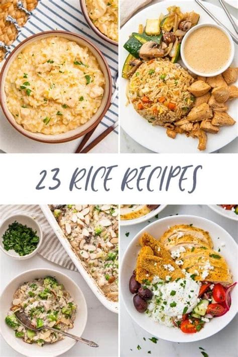 23 Rice Recipes - 40 Aprons