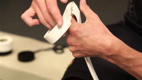 How To Tape A Hockey Stick Blade - Howies Hockey Tape - YouTube