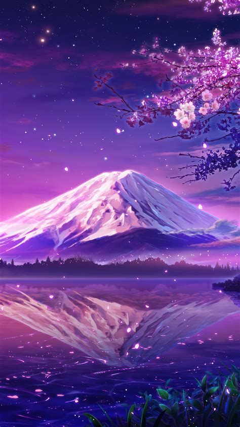 Mount Fuji Cherry Blossom 4K #6801k Wallpaper PC Desktop