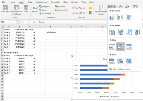 How to Create a Gantt Chart in Excel