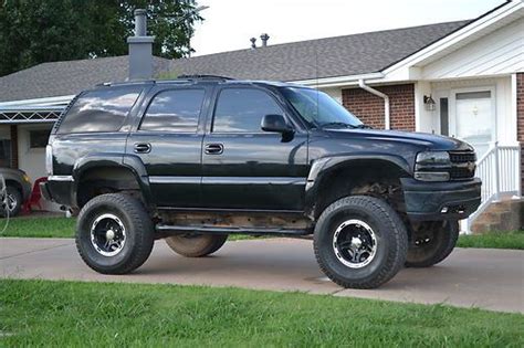 Sell used LIFTED BLACK 2000 CHEVY TAHOE LT 4X4 in Garber, Oklahoma ...