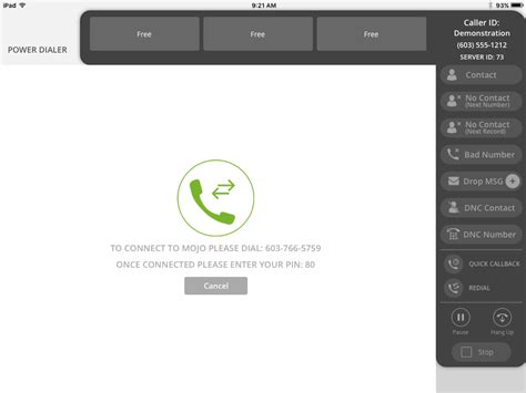 Next Generation Mojo Dialer for iPad is now available