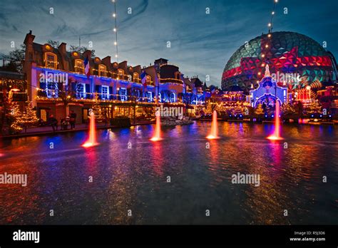 Winter Christmas Holiday in Europa-Park Stock Photo - Alamy