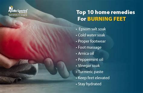 Best Home Remedies for Burning Feet | Apollo Spectra