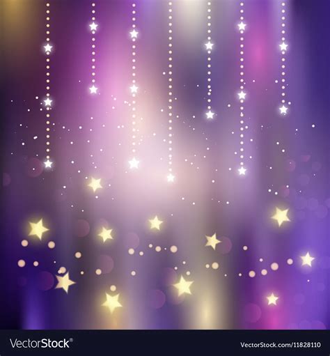 Christmas magical stars background Royalty Free Vector Image