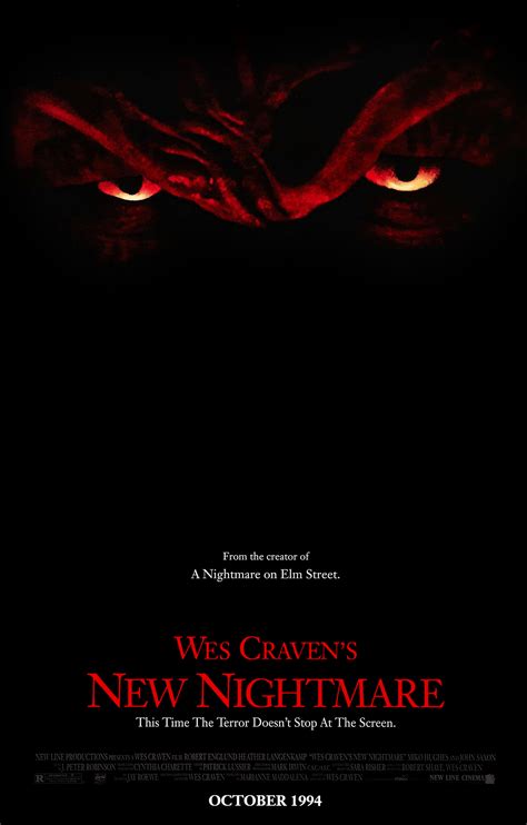 WES CRAVENS NEW NIGHTMARE Movie Poster Freddy Krueger ...