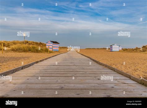 Great Yarmouth, Norfolk, England, UK - April 06, 2018: Beach Huts on ...