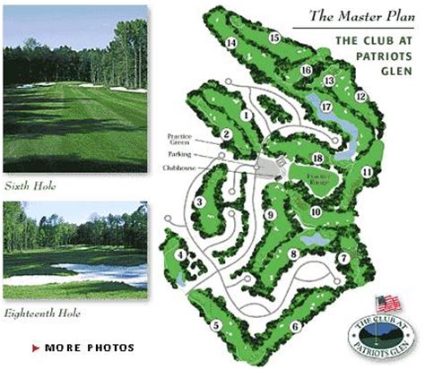 Patriots Glen National Golf Club - Layout Map | Course Database