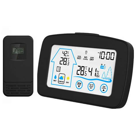 Multifunctional Weather Station Indoor and Outdoor Thermohygrometer ...