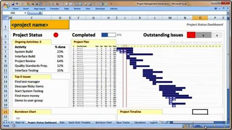 Microsoft Excel Project Plan Template Free - SampleTemplatess ...