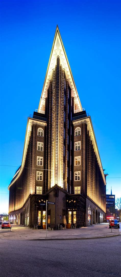 The Chilehaus in Hamburg, Germany. One of the best examples of ...