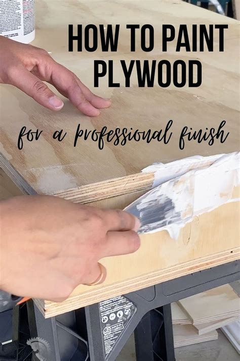 How To Paint Plywood - The Simple Trick - Anika's DIY Life | Diy wood ...