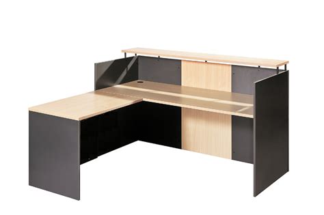 Essentials Premium Reception Counter Desk with Return | i Office ...