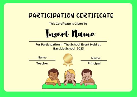 Printable Award Certificate for Kids, Instant Download Editable ...