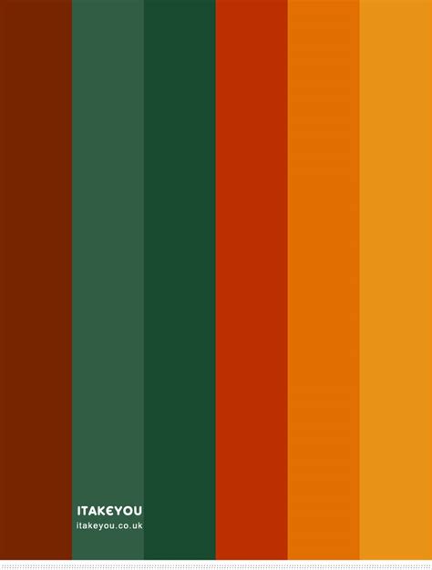 Autumn Leaf Colour Scheme#Colour Palette 73 I Take You | Wedding ...