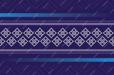 Premium Vector | Thai Sarong Pattern