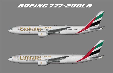 Emirates Boeing 777-200LR (FSP) – Juergen's paint hangar