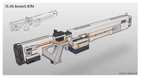 Design for a sci-fi energy weapon : r/conceptart