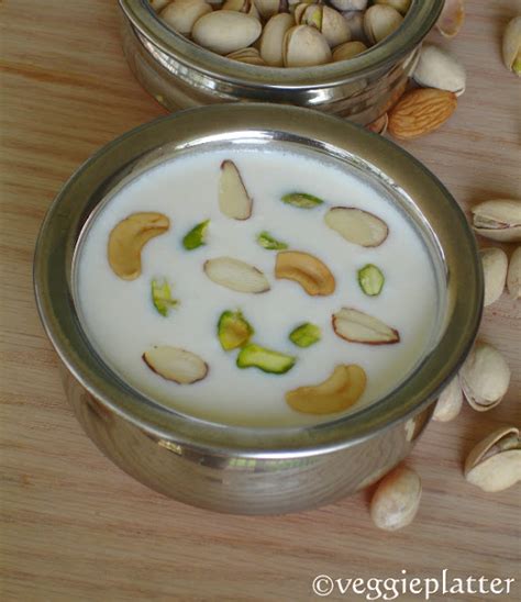 Veggie Platter: Paneer - Khoya Kheer