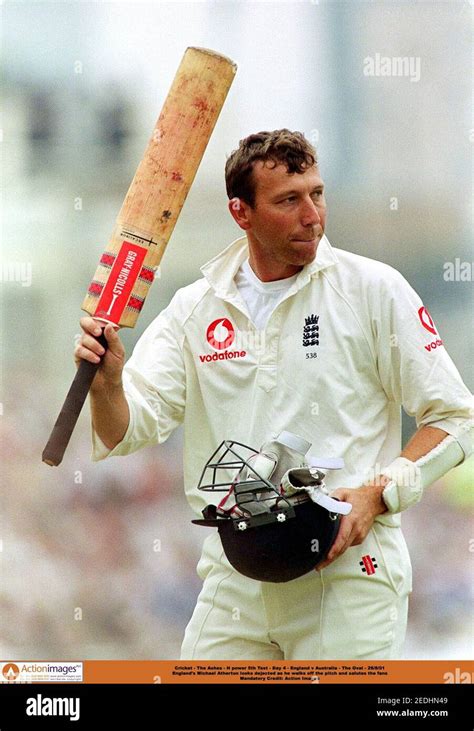 Sport cricket dejected michael atherton hi-res stock photography and ...