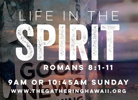 Life in the Spirit | Sermons | Grace Point | Hawaii