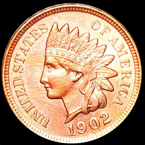 Sold Price: 1902 Indian Head Penny UNCIRCULATED - June 6, 0120 12:00 PM CDT