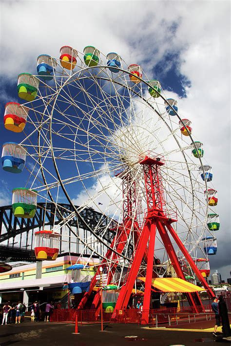 Luna Park Ferris Wheel Photograph by Cassandra NightThunder | Fine Art ...