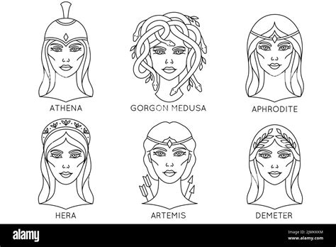 Greek Goddesses Artemis Drawing