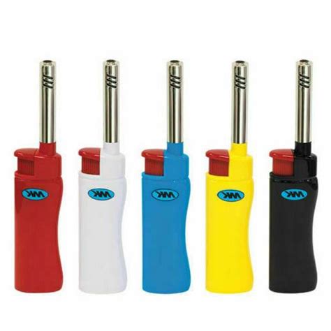 5 Pcs MK Multi-Purpose WINDPROOF Refillable Candle Lighter