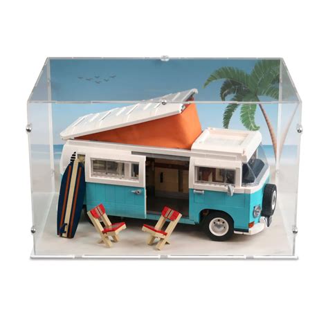 Large Acrylic Display Case for LEGO VW T2 Camper Van | iDisplayit