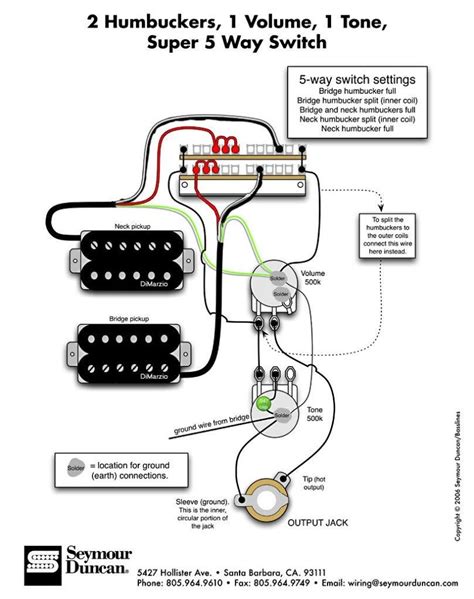 Guitar Wiring Diagrams 2 Humbuckers