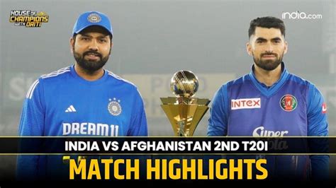 India VS Afghanistan 2ND T20 Match Highlights 2024 | IND VS AFG ...