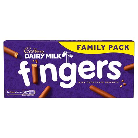 Cadbury Dairy Milk Fingers Milk Chocolate Biscuits 189g | Sweet ...