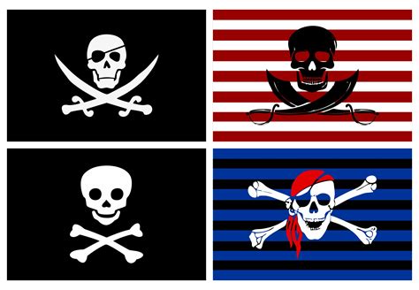 Pirate Skull And Crossbones - 16 Free PDF Printables | Printablee