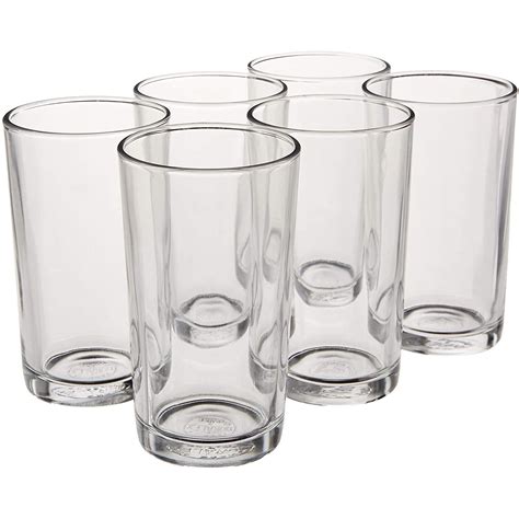 Duralex Unie 8.75 Ounce Clear Glass Drinkware Tumbler Drinking Glasses ...