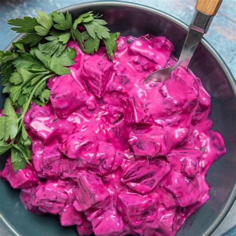 Beetroot Salad Dip With Greek Yogurt (Patzarosalata) - Real Greek Recipes