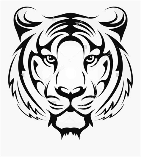 #tiger #tattoo - Tribal Tiger Face Tattoo , Free Transparent Clipart ...