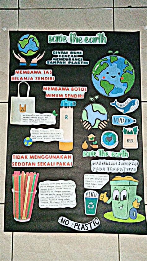 inspirasi mading bertema SAVE THE EARTH | Seni buku, Kartu 3d, Pola kartu