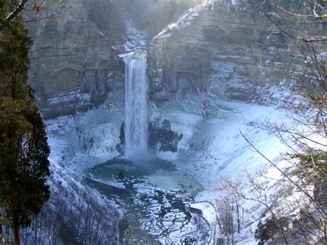 Winter Views from the Taughannock Falls Overlook