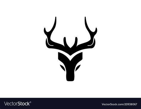 Deer logo Royalty Free Vector Image - VectorStock