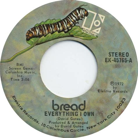 Bread - Everything I Own (Vinyl, 7", 45 RPM, Single) | Discogs