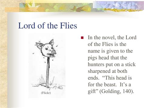 Lord Of The Flies Symbolism Chart