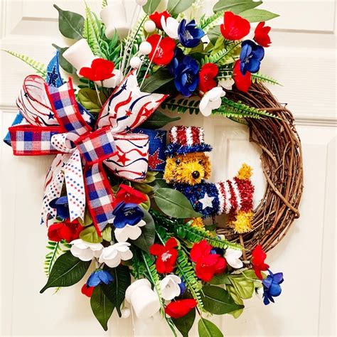 Labor Day Wreath - Etsy