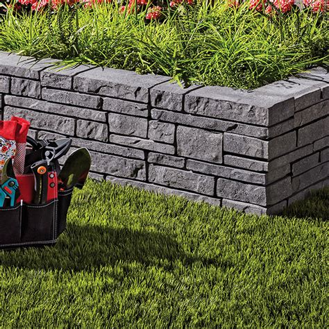 Concrete Garden Wall - 5.75'' x 16'' - Shadow Blend 16252301 | RONA