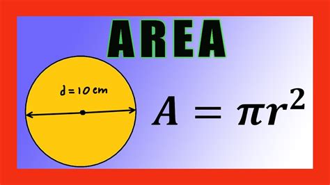 Formula Para Calcular Area De Un Circulo Con El Diametro - Printable ...